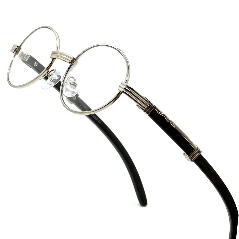 Retro Art Nouveau Vintage Style‎ Small Oval Metal Frame Sunglasses Sophisticated